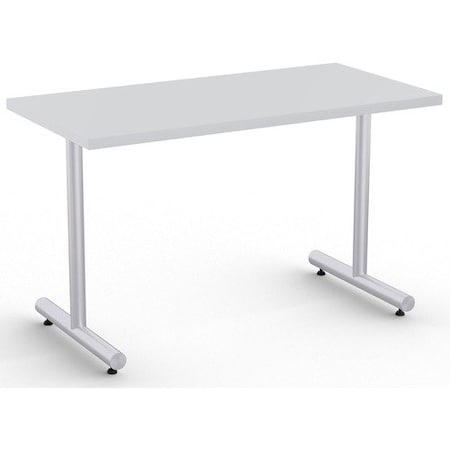 Special-T Table, Metallic Sand Base, 24inWx48inLx29inH, Light Gray SCTKING2448SLG